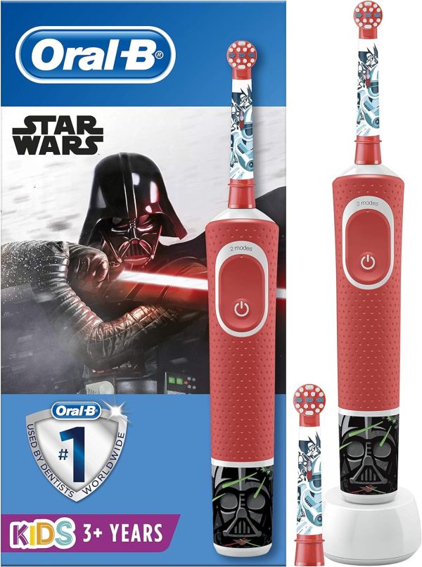 Oral-B Niños Cepillo De Dientes Eléctrico con Mango de Star Wars Recargable