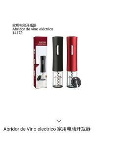 abridor de vino electrico