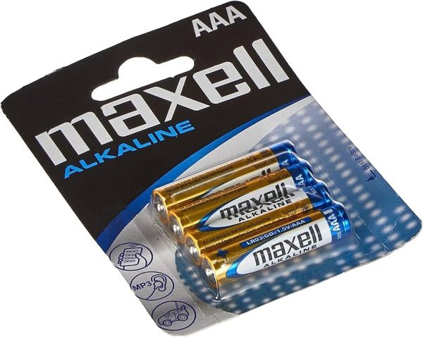 Caja con 10 blister pilas Maxell lr03 aaa