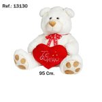 peluche oso blanco 95 cm