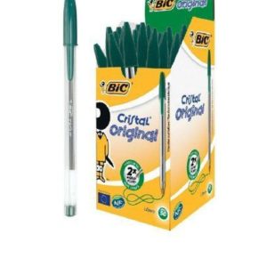 boligrafos bic verde