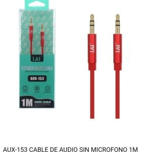 cable audio rojo