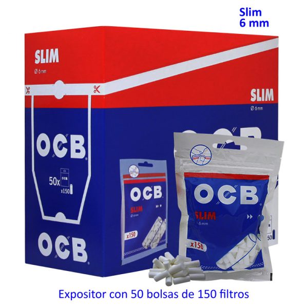 FILTRO OCB SLIM 6MM CAJA 50 UND.