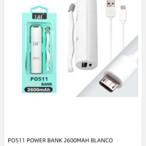 power bank blanco