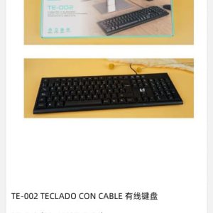 teclado de cable