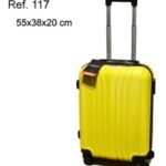 MALETA DE CABINA RIGIDA 117 AMARILLA