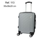 maleta de cabina rigida 113 gris