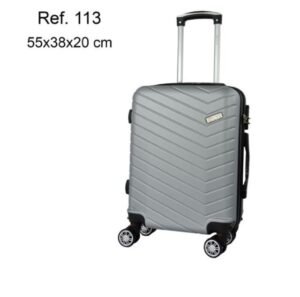 maleta de cabina rigida 113 gris Mayoristas Cobocalleja maleta de cabina rigida 113 gris