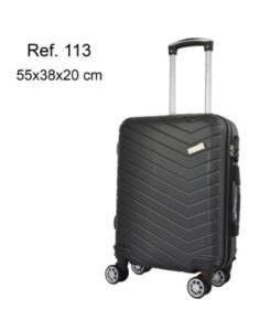 MALETA DE CABINA RIGIDA 113 NEGRA Mayoristas Cobocalleja MALETA DE CABINA RIGIDA 113 NEGRA