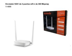 ENRUTADOR DE 4 PUERTOS WIFFI Mayoristas Cobocalleja ENRUTADOR DE 4 PUERTOS WIFFI