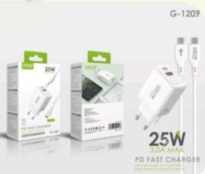 CARGADOR 25W USB+PD CABLE C C
