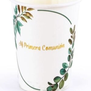 vaso de plastico comunion