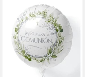 Globo decorativo de comunión perfecto para ambientar y dar un toque especial a la celebración Mayoristas Cobocalleja Globo decorativo de comunión perfecto para ambientar y dar un toque especial a la celebración