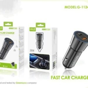 CARGADOR COCHE USB+PD 38W 3.0A