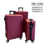 MALETAS JUEGO DE 3 UNIDADES 5192 ROJO VINO