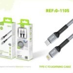 CABLE TYPE C a LIGHTNING 27 W 1.2 M 1105