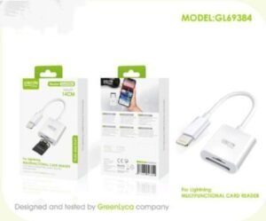 LECTOR DE TARJETA LIGHTNING GL69384 Mayoristas Cobocalleja LECTOR DE TARJETA LIGHTNING GL69384