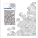🌸✨ Pétalos blancos decorativos Perfectos para decorar mesas, pasillos o cestas en eventos especiales. Aportan un toque romántico, delicado y elegante a cualquier rincón.