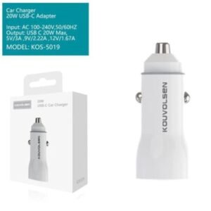 Cargador de Coche USB-C 20W (Modelo KOS-5019