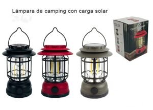 LAMPARA DE CAMPING SOLAR Mayoristas Cobocalleja LAMPARA DE CAMPING SOLAR