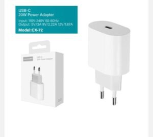 Cargador USBC 20W Modelo CX72 Mayoristas Cobocalleja Cargador USB C 20W Modelo CX 72