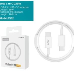 Cable USB C a USB C 60W 1 metro Modelo X132