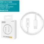 Cable USB-C a USB-C – 60W, 2 metros (Modelo X132)