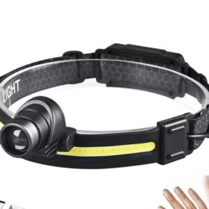 linterna frontal con sensor