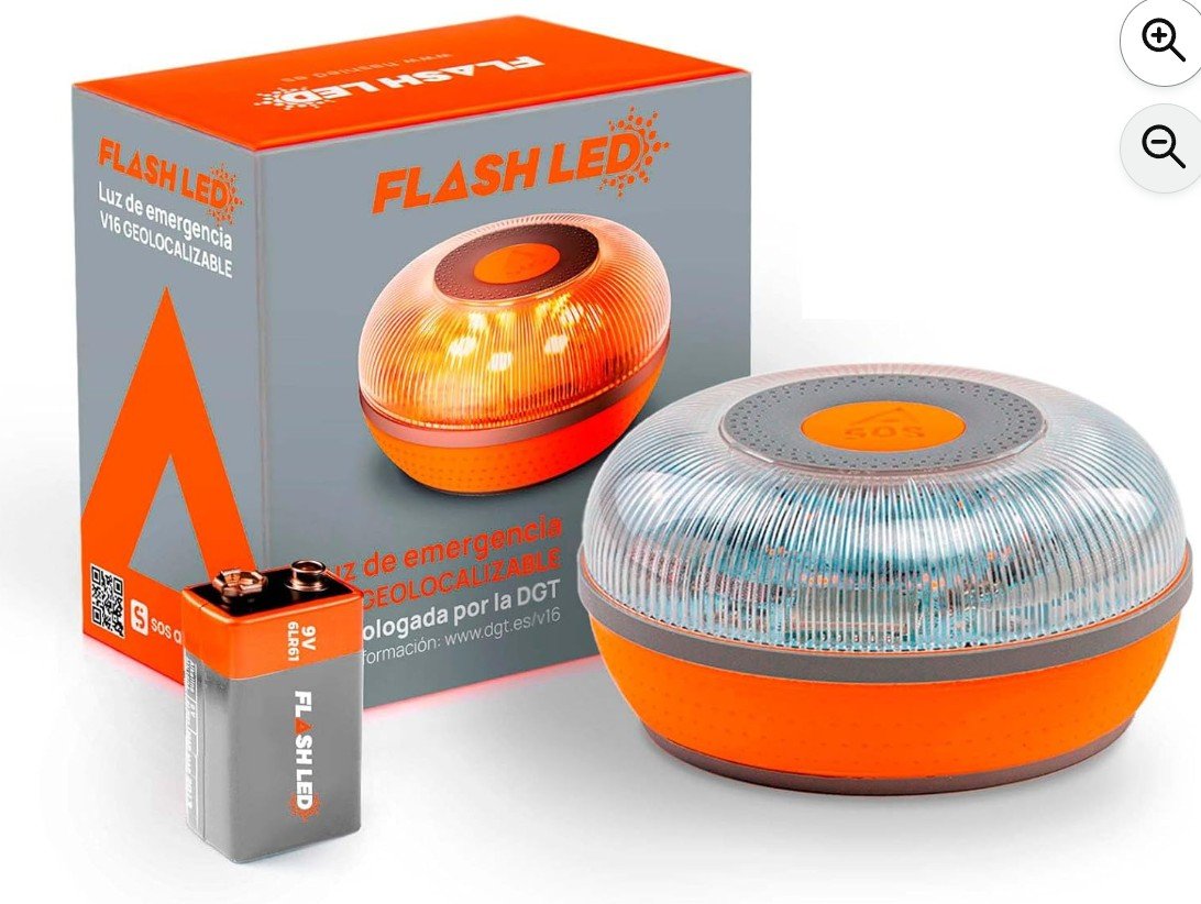 flash led luz de emergencia v16
