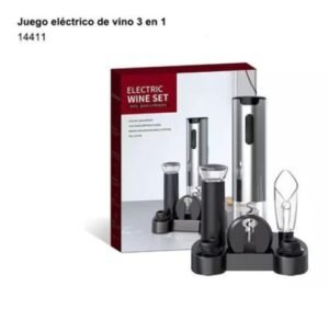 JUEGO ELECTRICO DE VINO 3 EN 1 Mayoristas Cobocalleja JUEGO ELECTRICO DE VINO 3 EN 1