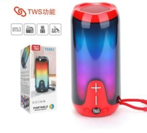 ALTAVOZ BT CON LUZ RGBFUNCION TWSUSBTFJACKMIC TG651RJ
