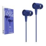 Auriculares estereo con cable jack sab-a21 azul