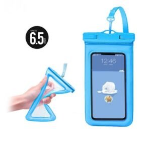Funda anti-agua 6,5 " diseño acolchado de aire azul claro