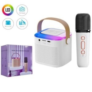 KARAOKE ALTAVOZ INALAMBRICO CON LUD LED SAB-6930BL