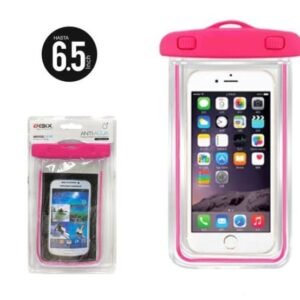 Funda impermeable universal 65 rosa