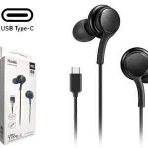 AURICULARES CON MANOS LIBRES TYPE C SAB-A228 NEGRO