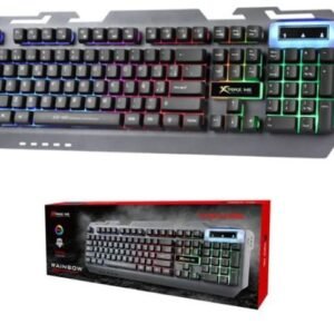 TECLADO EN ESPAÑOL METALICO (KB-406)