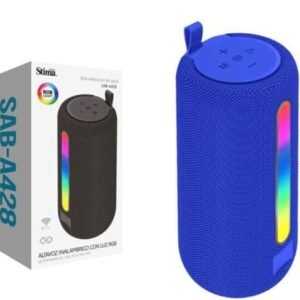 ALTAVOZ TWS CON LUZ RGB SAB-A428AZUL