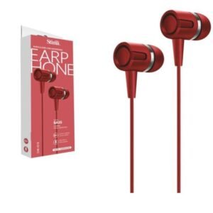 AURICULARES ESTEREO CON CABLE JACK SAB A216 ROJO