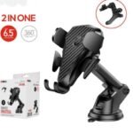 Soporte para movil 2 en 1 6,5" 360º
