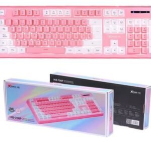 TECLADO EN ESPAÑOL CON LUZ BLANCA KB-706