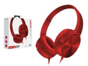 AURICULARES ESTEREO CON CABLE JACK 12M SAB290A ROJO Mayoristas Cobocalleja AURICULARES ESTEREO CON CABLE JACK 12M SAB290A ROJO