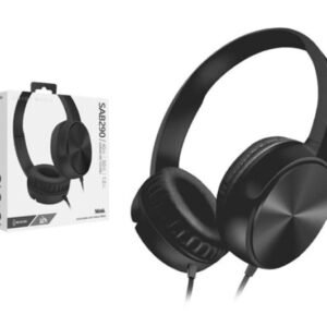 AURICULARES ESTEREO CON CABLE JACK 1.2M SAB290 NEGRO
