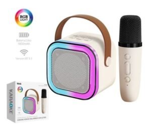 ALTAVOZ KARAOKE CON MIC EAK6807RS Mayoristas Cobocalleja ALTAVOZ KARAOKE CON MIC EAK 6807RS