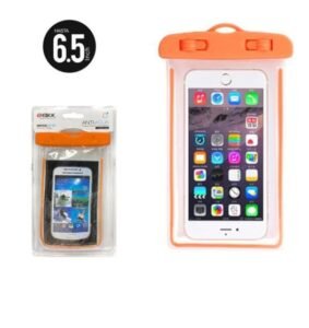 Funda impermeable universal 65Naranja Mayoristas Cobocalleja Funda impermeable universal 65Naranja