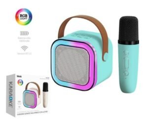 ALTAVOZ KARAOKE CON MIC EAK 6807AZUL