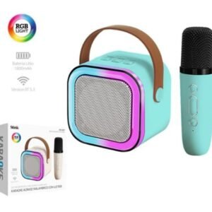 ALTAVOZ KARAOKE CON MIC EAK-6807AZUL