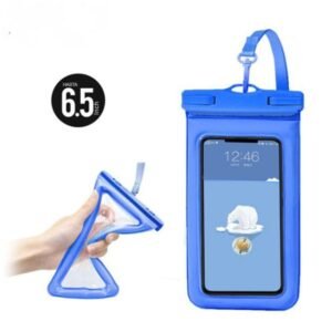 Funda anti-agua 6,5 " diseño acolchado de aire azul