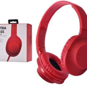 AURICULARES CON CABLE JACK 35MM ROJO
