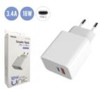 CARGADOR USB/A+USB/C 18W